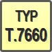 Piktogram - Typ: T.7660